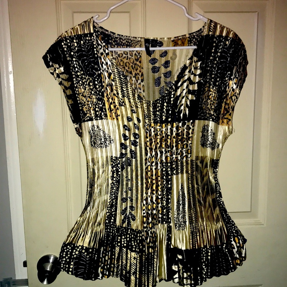 Dressy figure flattering blouse